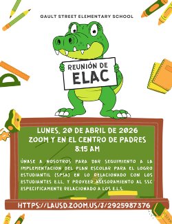 ELAC flyer - spanish